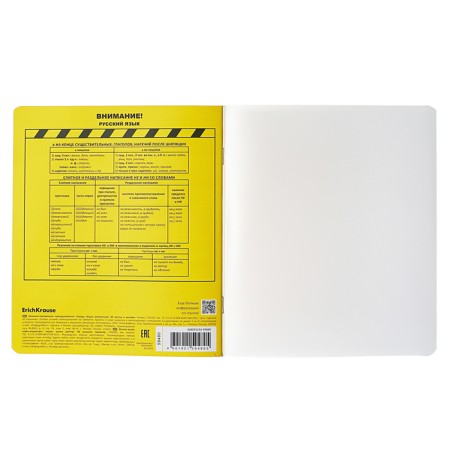 A set of subject notebooks 48 sheets, 12 pieces, Erichkrause "BENFORMED", plastic cover silk-screen cover, OFSET BELICE 100%, info block-17
