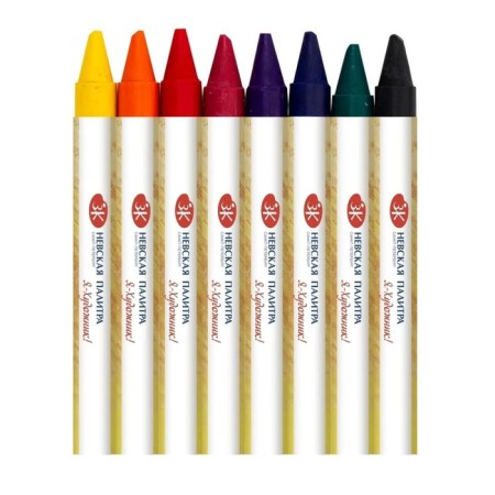 Locks wax, ZHK "I am an artist!", 8 colors, round-2