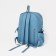School backpack from textiles with a zipper, 6 pockets, blue color