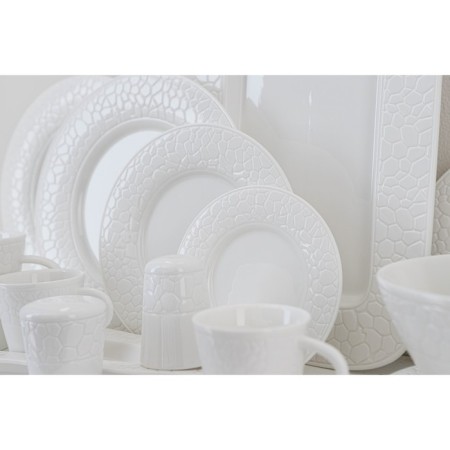 Porcelain saucer Magistro rodos, d = 15.4 cm, white color-7
