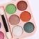 Palette of shadows for eyelids 12 colors