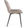 Chair on the Grass -Karkas Goyar Metal/velor, black/beige 51x61x82 cm