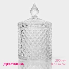 Glass Sugar Glass Rapunzel, 280 ml, 8.5 × 14 cm