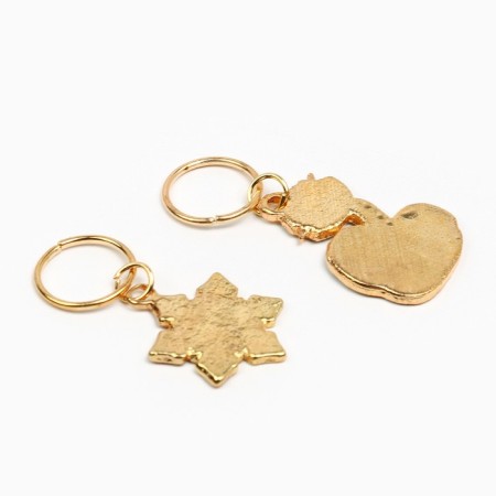 Hair piercing New Year's "Dreams will come true" for the New Year, 12 pcs-4