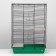 Cage for chinchillas "Pigger" No. 7, with 3 wooden floors, 58 x 40 x 82 cm, emerald