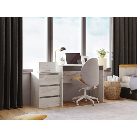 Written Kent-1 C3, 900 x 450 x 750, oak craft white/anthracite-1