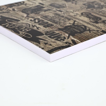 Set of "Real Man": PVC cover cover and A5 80 Diary-3
