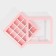 Box for sweets, confectionery packaging, 16 cells, “pink” 17.7 x 17.7 x 3.8 cm
