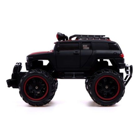 Radio -controlled jeep "Monster", 1:20, works from the battery, the color is black-1