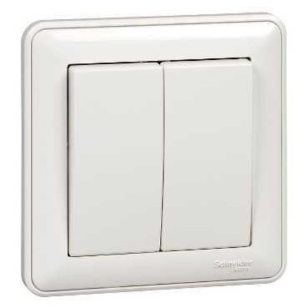 Switch Sche vs510-252-18 W59, joint venture, 10A, 2 keys, white color