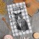 The towel "Stay at home" 28x46 cm, 100% cotton, waffle 160 g/m2