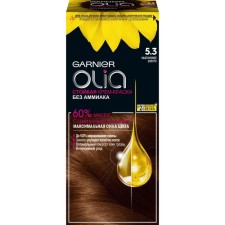 Крем-краска для волос Garnier Olia, тон 5.3 каштановое золото