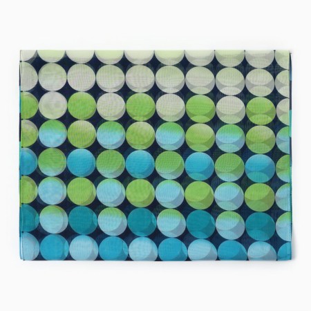 Female, green textile scarf, rr 50*160-2