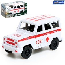 Inertial UAZ Hunter Machine Ambulance Help