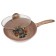 Deep frying pan Panairo Barbara, removable handle Soft-Touch, with a lid, D = 28 cm