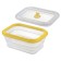 Silikobox transportation and storage container, silicone, folding, 600 ml, yellow color