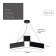 LED LED GEOMETRIA IGREK 28W 4000k 1750LM IP40 60x60x8 black