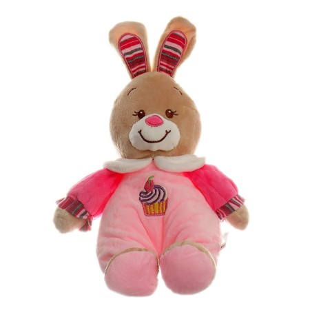 Soft toy "Zayshka", with a rattle