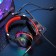 Hoco W104 headphones, gaming, invoices, microphone, USB + 3.5 mm, 2 m, black and red