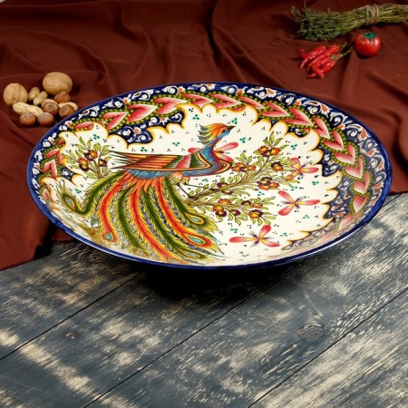 Largan Rishtan ceramics "Firebird", 42 cm