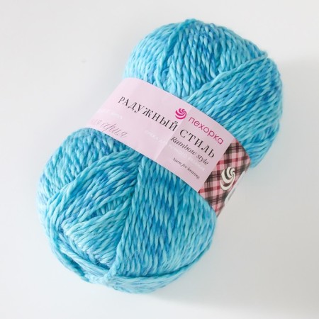 Yarn "Rainbow Style" 25% wool, 75% pan 200m/100g (1134 m)-1