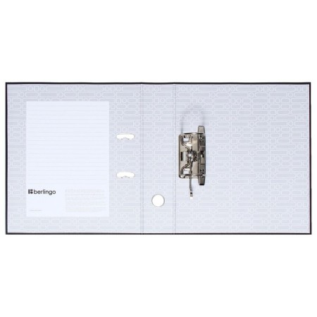 Berlingo 70 mm folder, boumvinyl, with a pocket on a spine, black-5