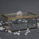 Organizer for storage "Mountains", with a lid, glass, with a mirror -bottom, 1 section, 17 × 10.5 × 7 cm, the color is transparent/copper