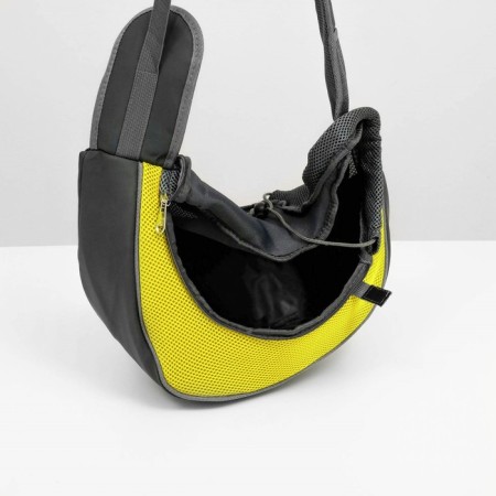 Sling - animal transportation, 42 x 25 cm, yellow-5