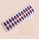 Follow nails, 24 pcs, with glue plates, the shape of the almonds, matte/glossy, cherry color