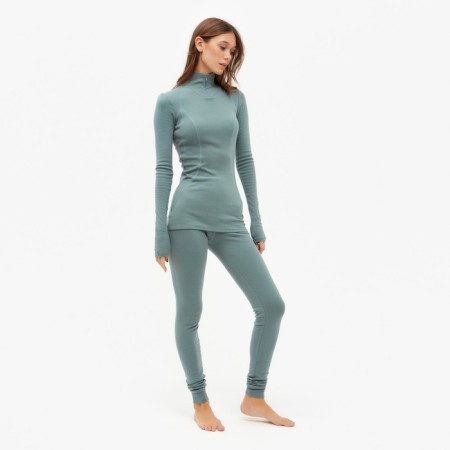 Women's thermal underwear (longshit, leggings) minku color khaki, river 48-9