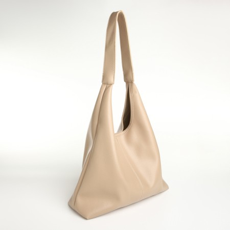 Women's bag on the magnet Textura, medium size, cosmetic bag, milk color-2