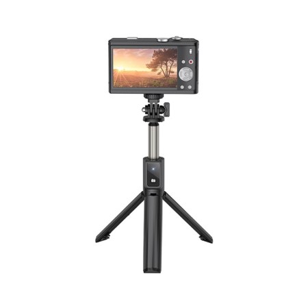 Monopoline Trenoga for selfie Hoco K15, with backlight, wireless, BT4.0, 55 mAh, PDU, Black-4