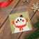 BOPP package with sticky tape, "snowman", 10 x 11 cm