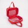 Road cosmetic bag, lightning department, red color