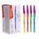 Ballic handle W-219 color, node 0.7 mm, blue ink, mix