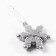 Christmas tree toy New Year's "Snowflakes", for the New Year, silver color