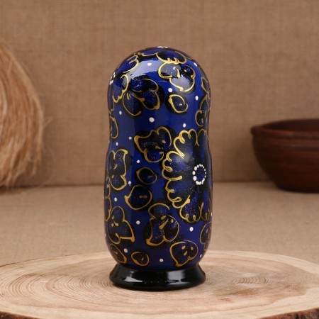 Matryoshka "Chamomile", purple, 5-doll, 19 cm-2