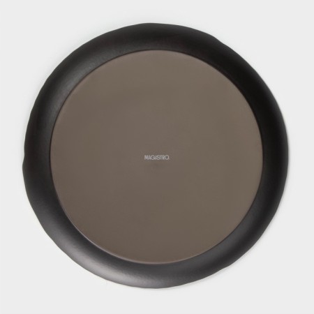 Magistro Black Style, D = 26 cm, porcelain, black-3