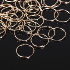 Connective ring 0.7 × 12 mm (set 50 g, ± 360 pcs.) SM-995, color gold