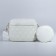 Bag Cross-Bodi with a zipper, white color