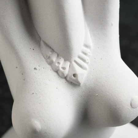 Candy Candy "Mulattus" White 26x16x14cm-5