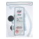Siphon for the bathtub "Ani Plast" EC255BL, D = 40 x 50 mm, adjustable, with corrugation, click-cracker, black