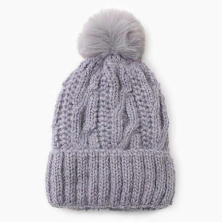 Women's hat minku, gray color, rr 56-58-3