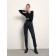 Women's jeans Conte Elegant Relaxed Mom, size XXL, color Washed Black