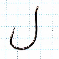 The hook KOI Tanago-Ring, size 1 Int14 AS, color BN 10 pcs.