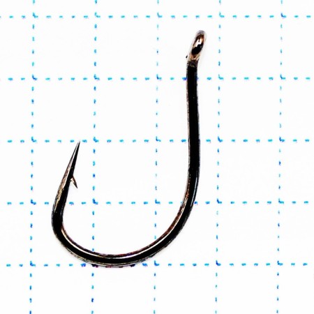 The hook KOI Tanago-Ring, size 1 Int14 AS, color BN 10 pcs.