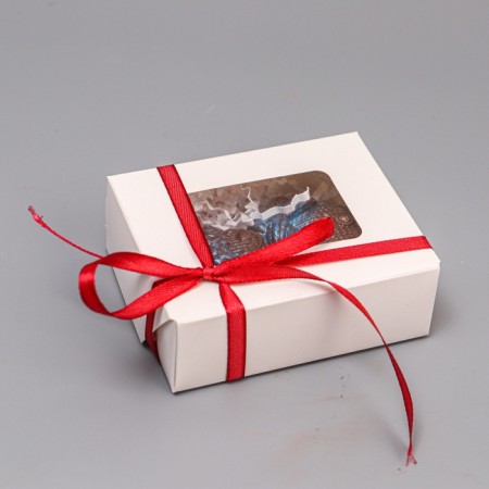 Chocolate figure, "Knitted Snowman", 80 g-1