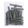 Duble "Tundra Krep", type S, spacer, polypropylene, 8x50 mm, 16 pcs