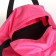 Sports bag with lightning, long belt, external pocket, pink color