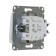 Glossa switch Sche GSL000131, 10 A, 3 keys, white